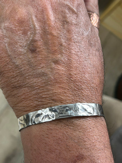 Silver cuff-Bracelet