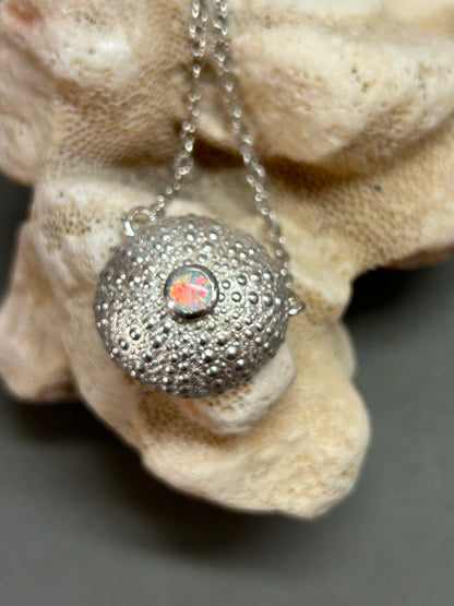 Sea Urchin and Opal necklace