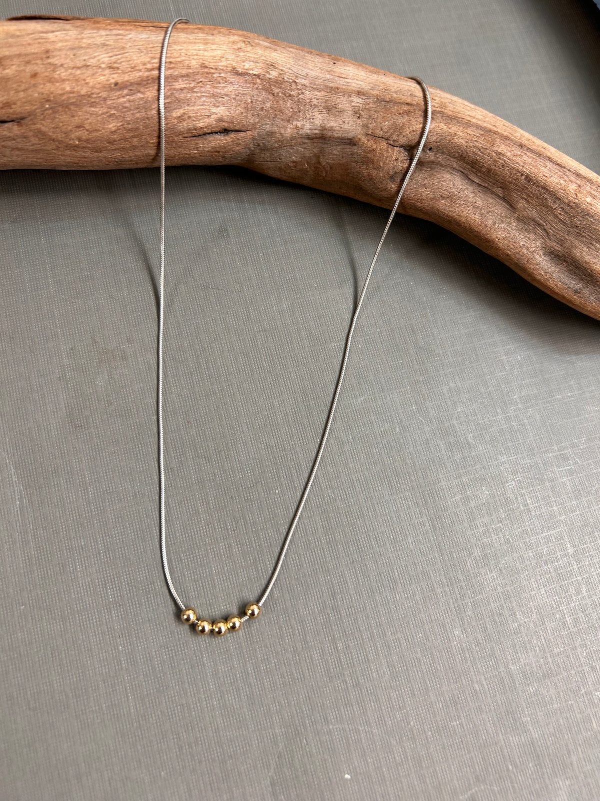 Dainty 2 colors necklace