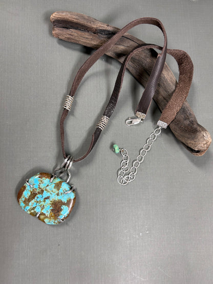 Turquoise statement necklace