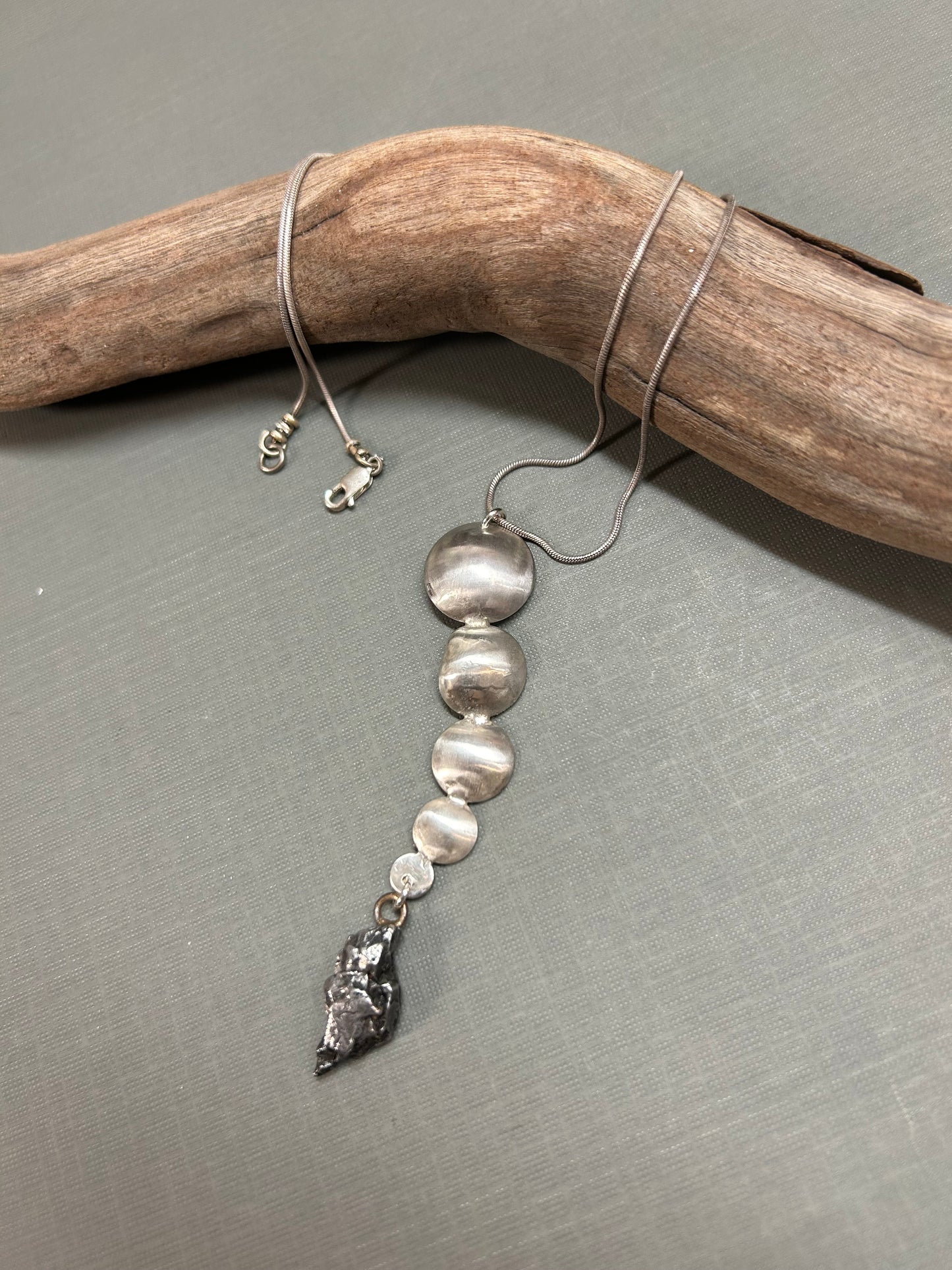 Comet and Meteorite necklace