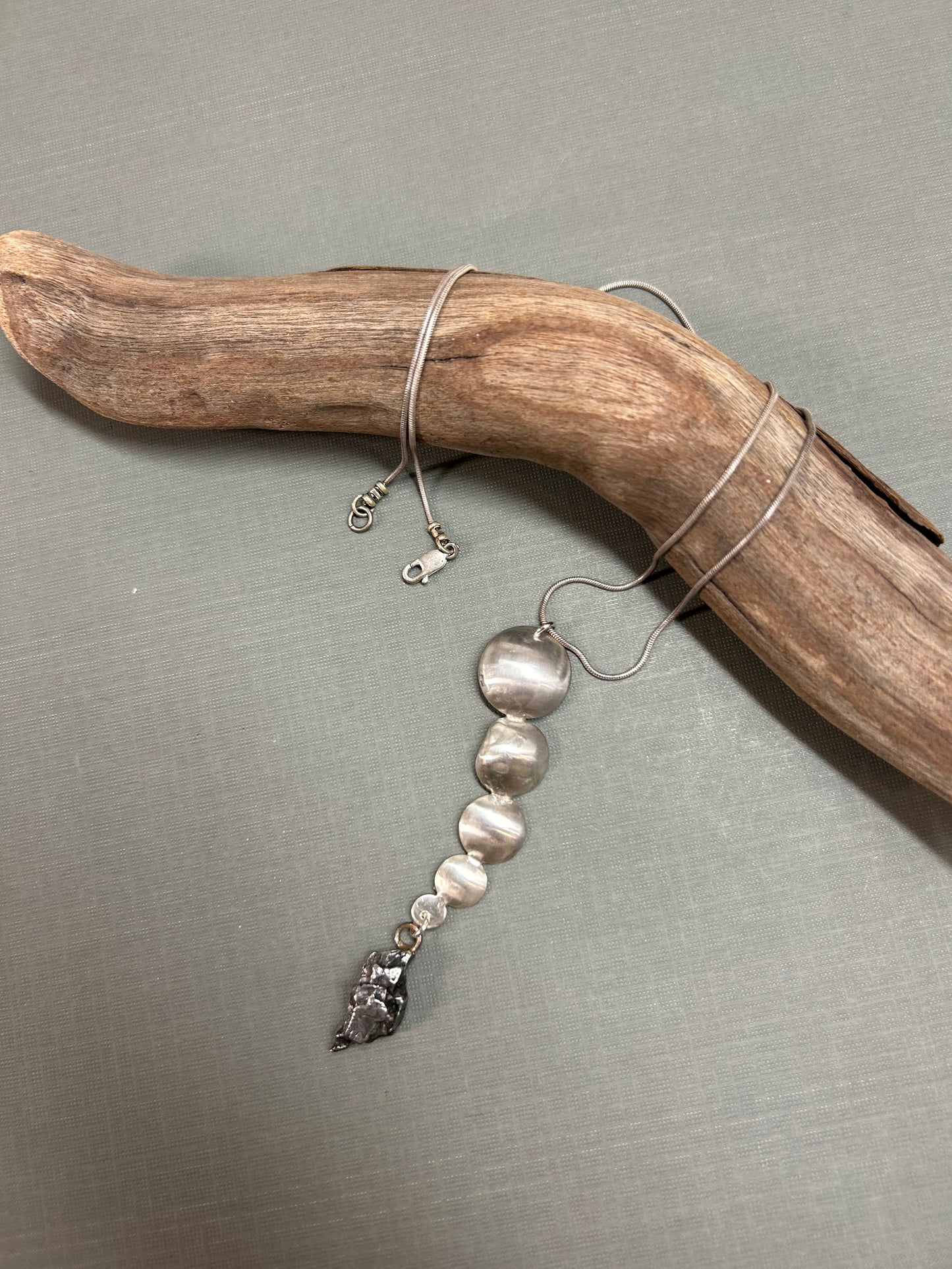 Comet and Meteorite necklace