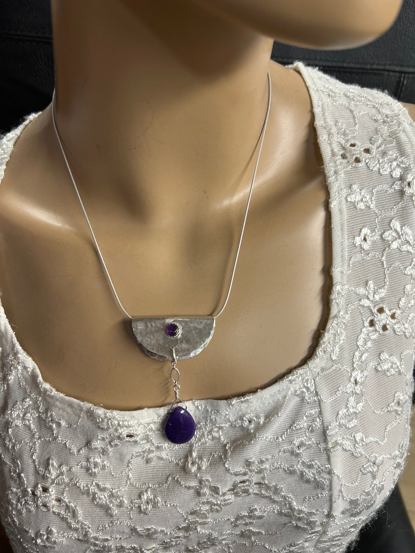 “Taco” Amethyst and Sugilite necklace
