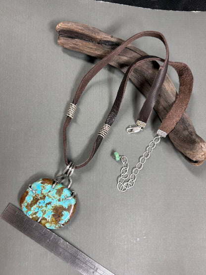 Turquoise statement necklace