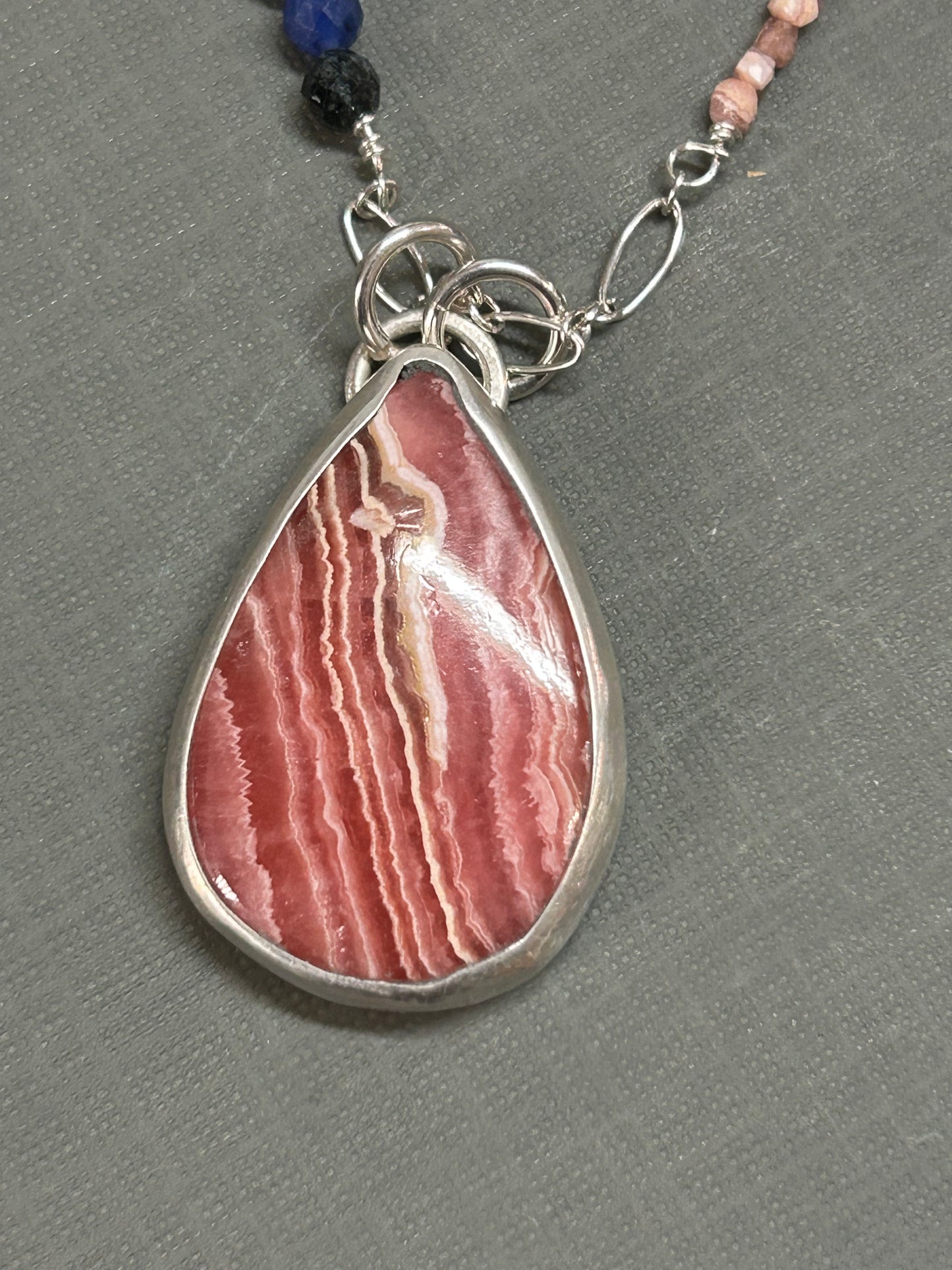 Pink and Blue necklace