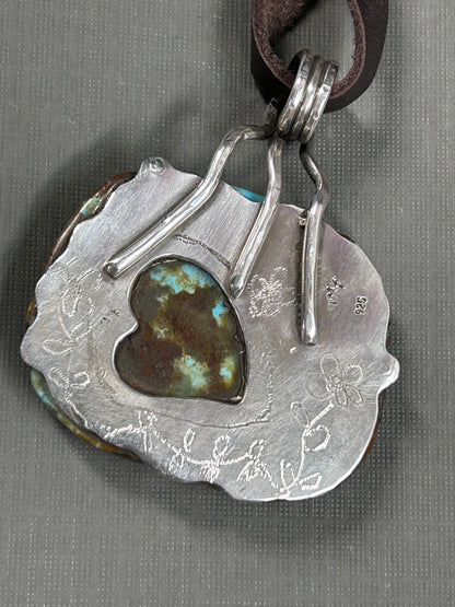 Turquoise statement necklace