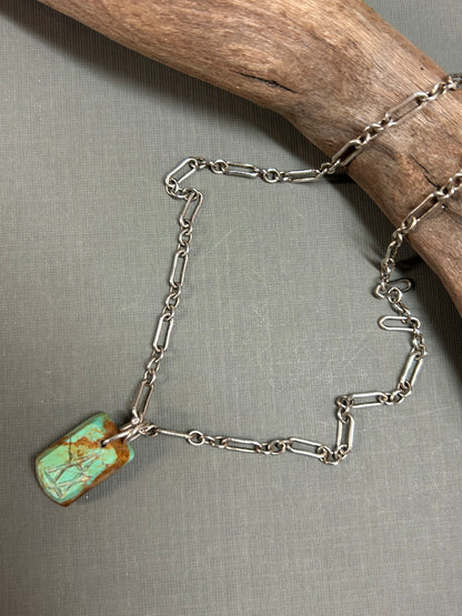 Star of David/Jewish Star on Turquoise necklace