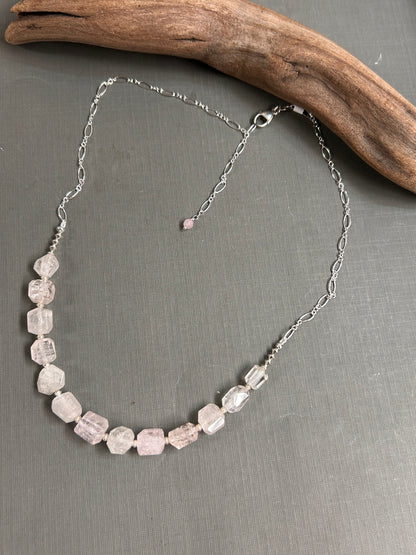 Pink necklace-Morganite