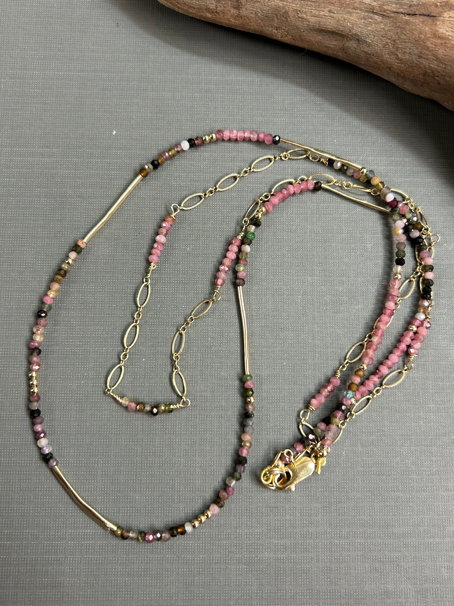 Watermelon Tourmaline necklace