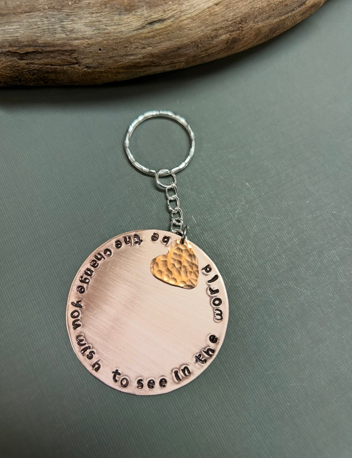Keychain-Be the change you wish to see in the world