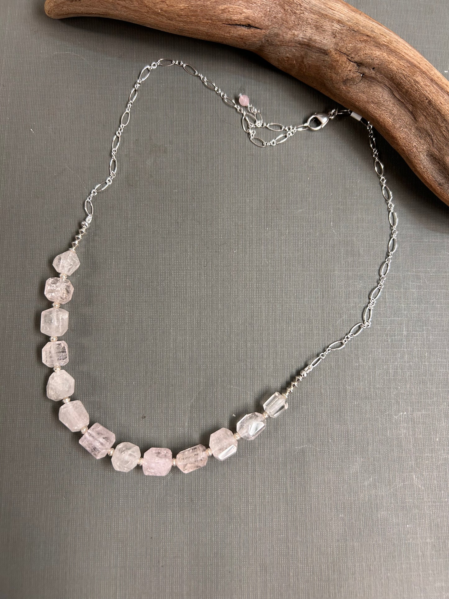 Pink necklace-Morganite