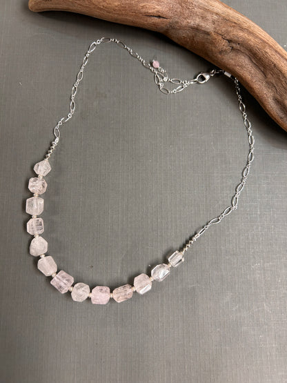 Pink necklace-Morganite