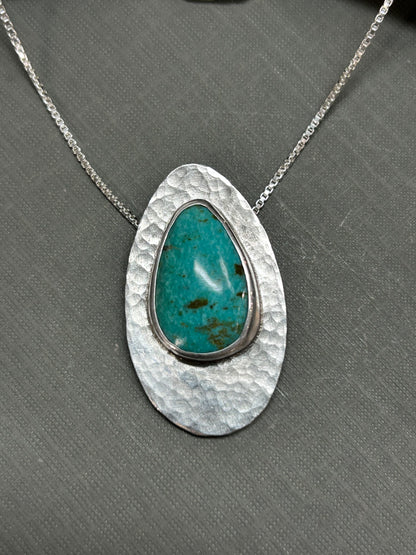 Turquoise drop necklace/pendant