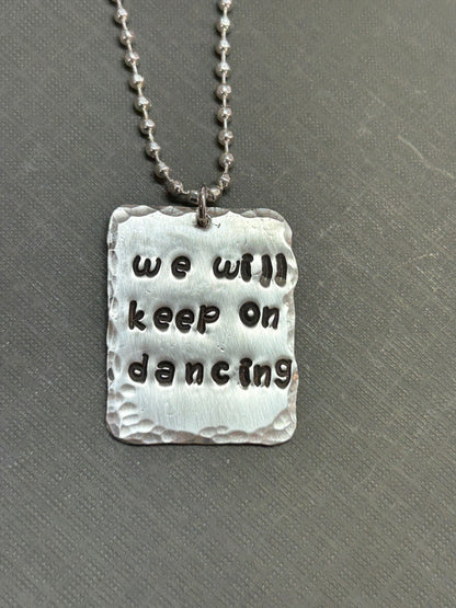 Keep on Dancing - necklace