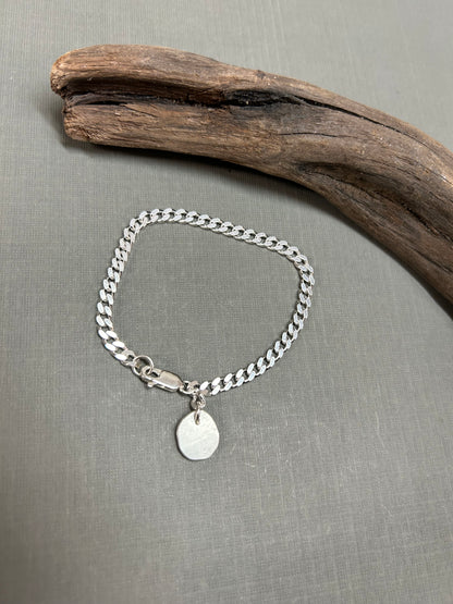 Chain and nugget bracelet