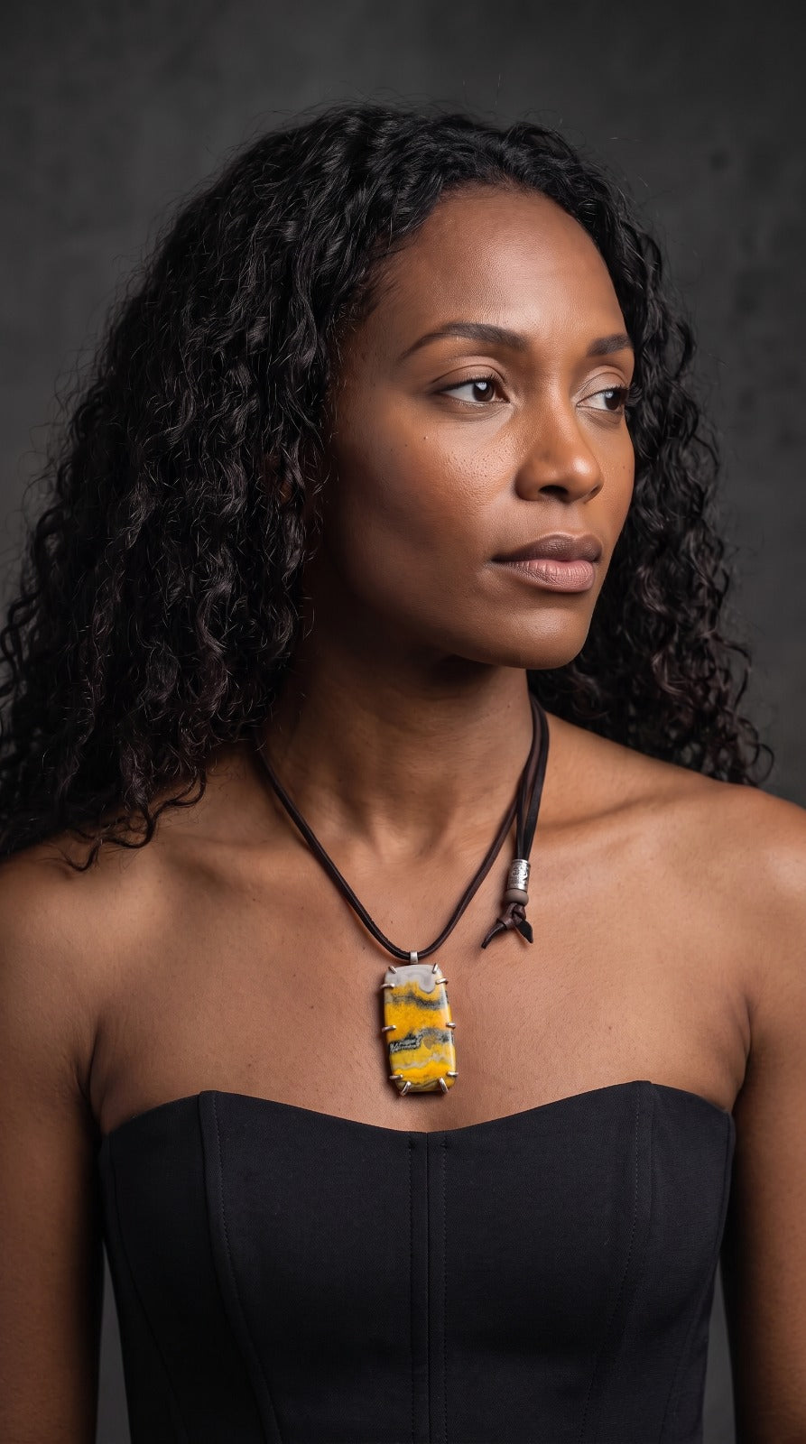 Yellow Bumblebee necklace
