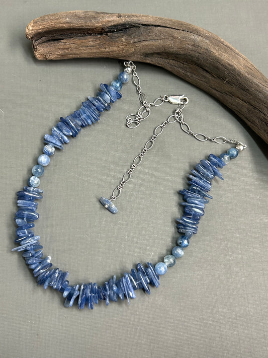 Blue Kyanite necklace