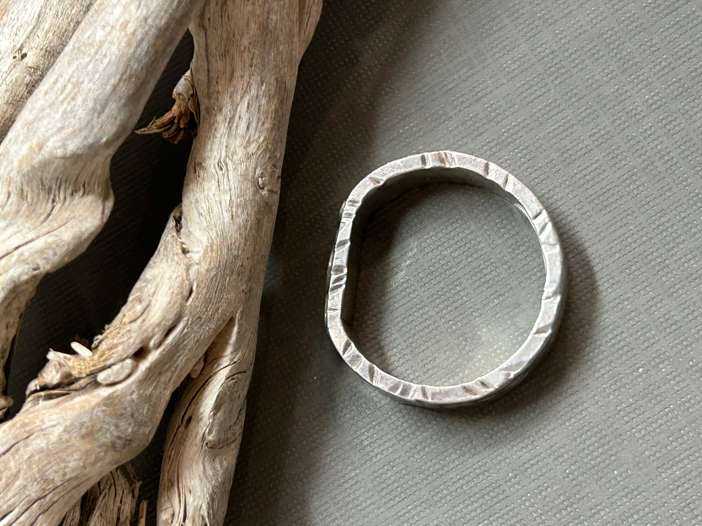 Treble clef silver ring- unisex