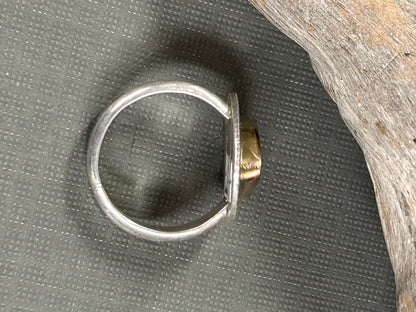 Turquoise heart ring