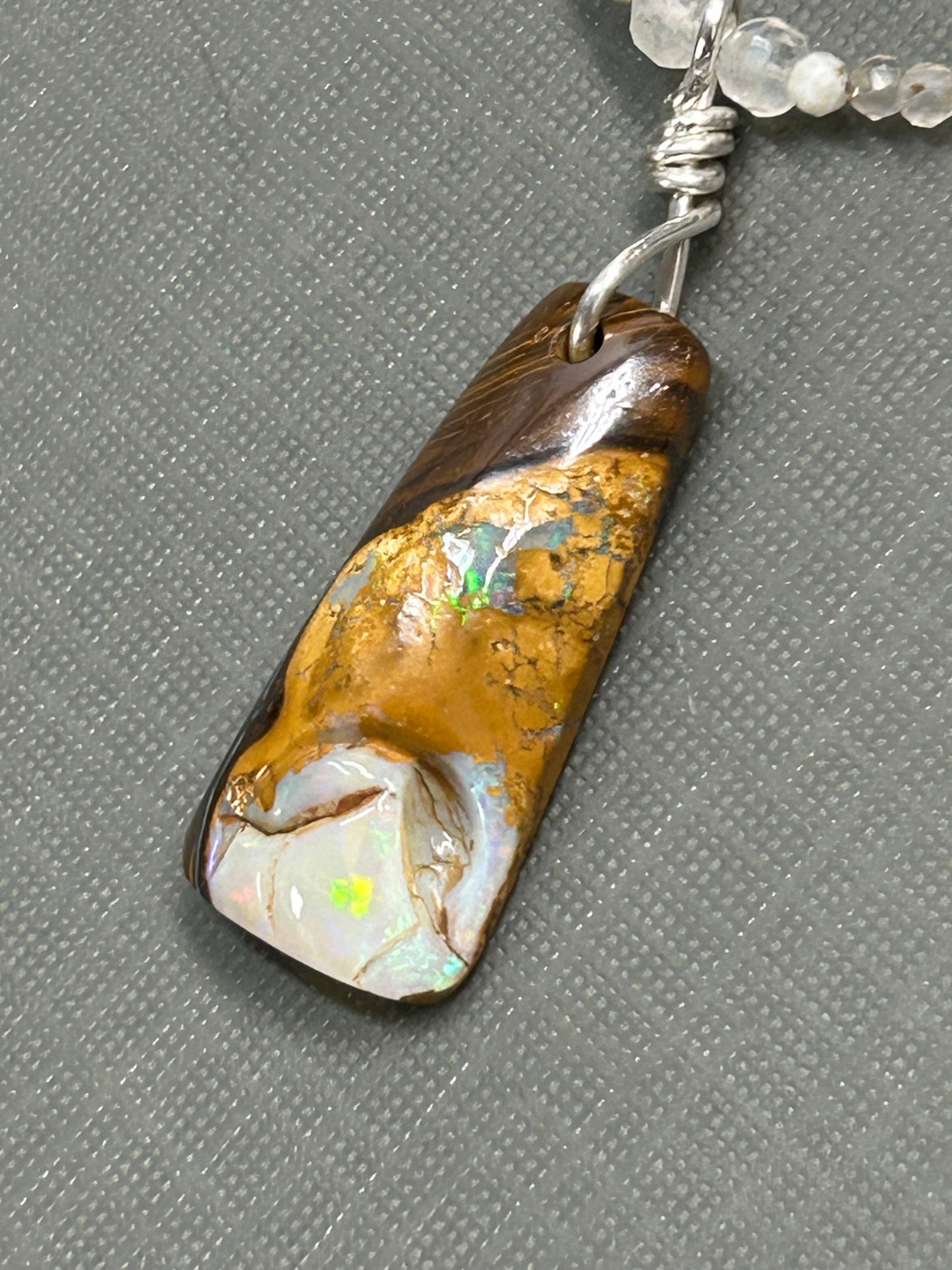 Boulder Opal necklace