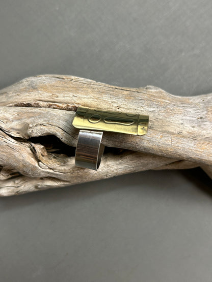 Cats ring- bi metal