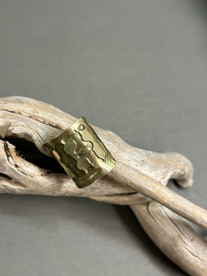 Cats ring- bi metal