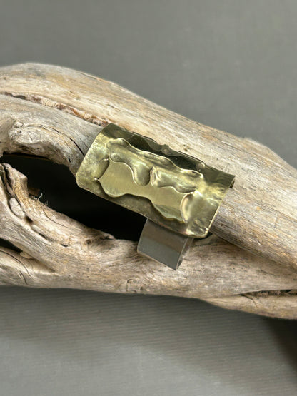 Cats ring- bi metal